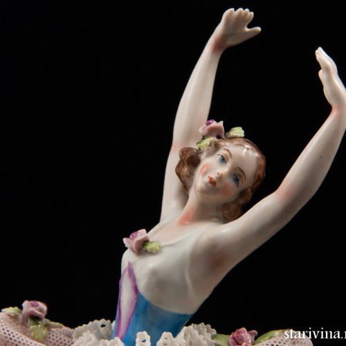 Балерина, кружевная, Sitzendorf, Германия, до 1940 гг