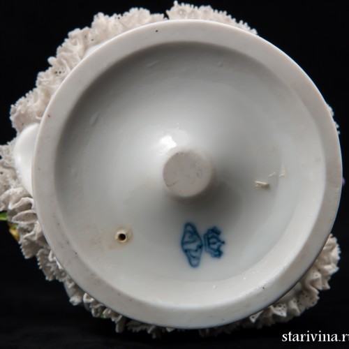 Танцовщица с цветком, кружевная, Muller & Co, Германия, 1907-1952 гг