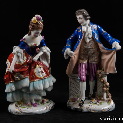 Пара в поклоне, Дрезден, Германия, нач. 20 в