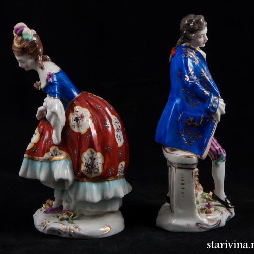 Пара в поклоне, Дрезден, Германия, нач. 20 в