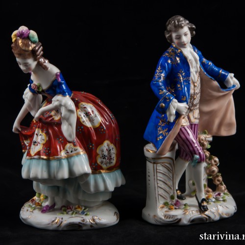 Пара в поклоне, Дрезден, Германия, нач. 20 в