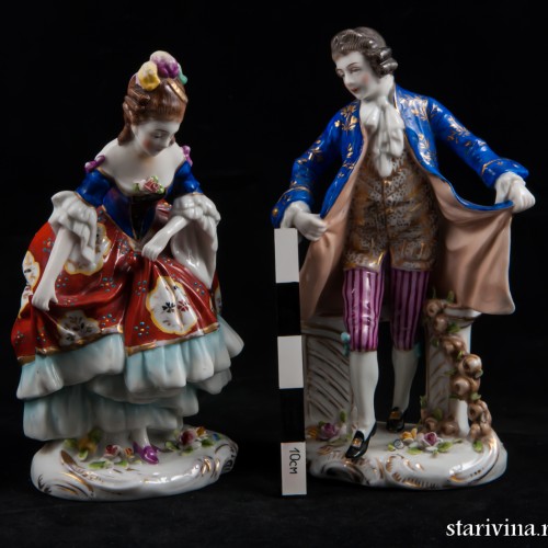 Пара в поклоне, Дрезден, Германия, нач. 20 в