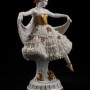 Танцовщица в кружевном платье, E. A. Muller, Германия, 1920 гг