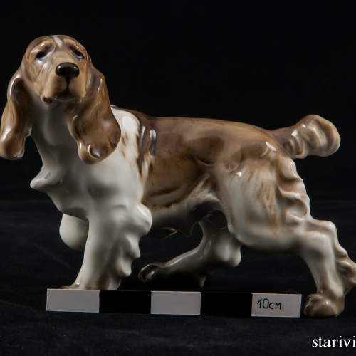 Спаниель с поджатой лапой, Hutschenreuther, Германия, 1955-68 гг