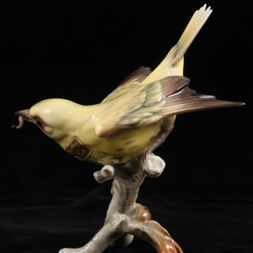 Камышовка с червяком, Hutschenreuther, Германия, 1968-70 гг