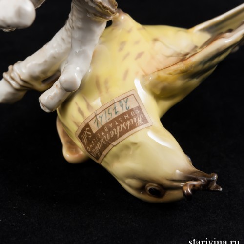 Камышовка с червяком, Hutschenreuther, Германия, 1968-70 гг