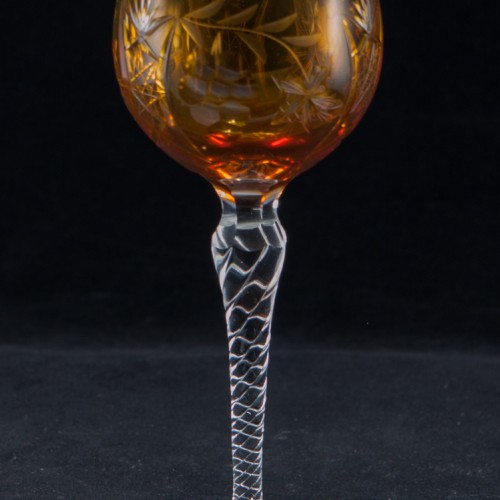 Набор разноцветных хрустальных бокалов, Германия, сер. 20 в