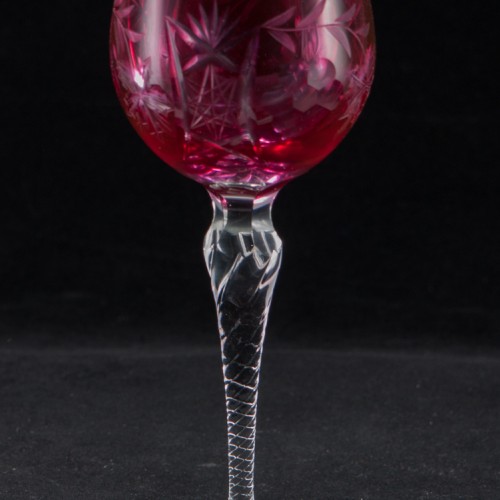 Набор разноцветных хрустальных бокалов, Германия, сер. 20 в