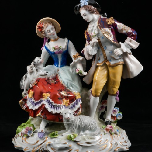 Романтическая пара, Sitzendorf, Германия, до 1954 г