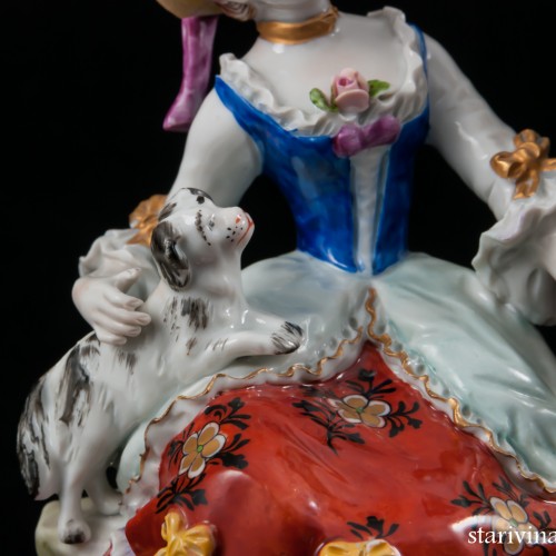 Романтическая пара, Sitzendorf, Германия, до 1954 г