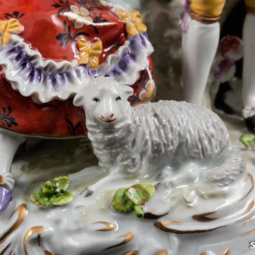 Романтическая пара, Sitzendorf, Германия, до 1954 г