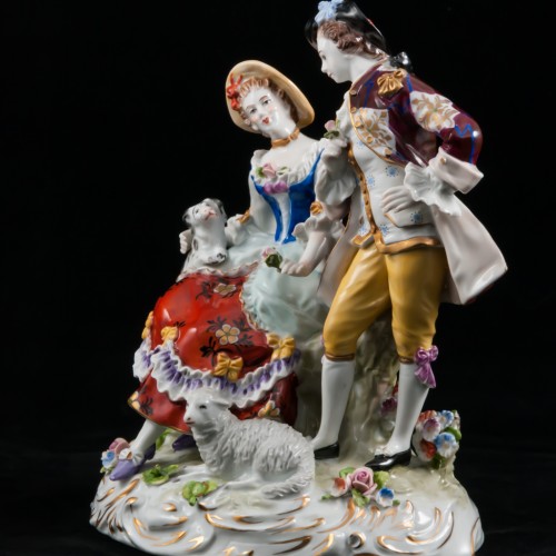 Романтическая пара, Sitzendorf, Германия, до 1954 г