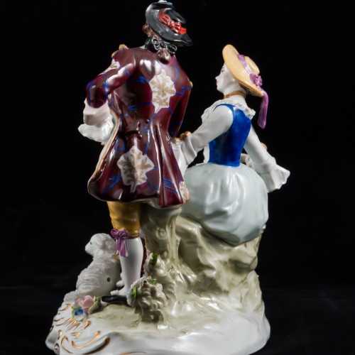 Романтическая пара, Sitzendorf, Германия, до 1954 г