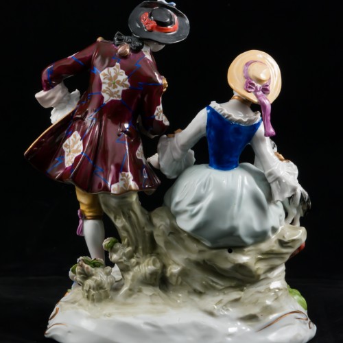 Романтическая пара, Sitzendorf, Германия, до 1954 г