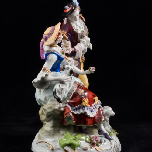 Романтическая пара, Sitzendorf, Германия, до 1954 г