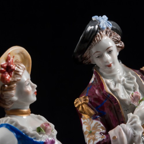 Романтическая пара, Sitzendorf, Германия, до 1954 г