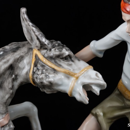 Мальчик с осликом, Alka Kaiser, Германия, 1970 гг