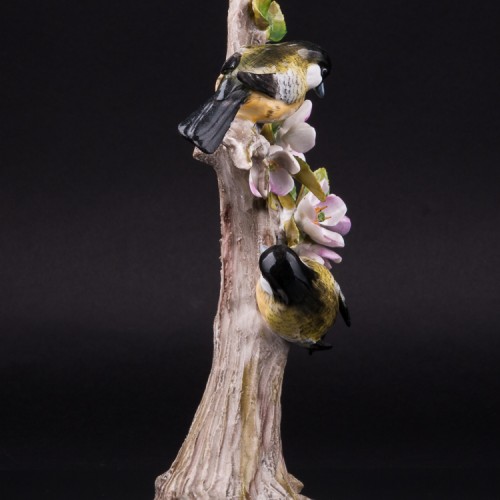 Две синички на ветке, Sitzendorf, Германия, сер. 20 в