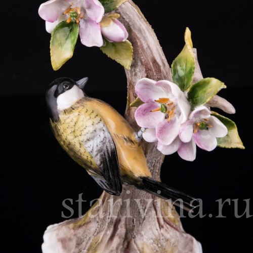 Две синички на ветке, Sitzendorf, Германия, сер. 20 в