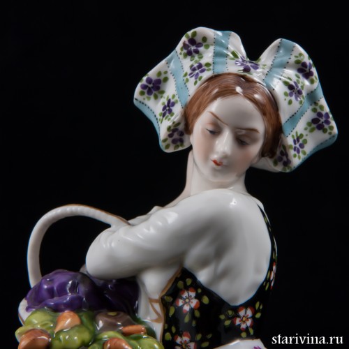 Девушка и гусь, Германия, 1950 гг