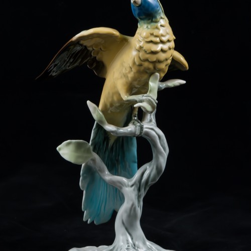 Попугай ара на дереве, Alka Kaiser, Германия, 1960-70 гг