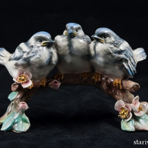 Три воробья на ветке, Tay, Италия, 1960 гг