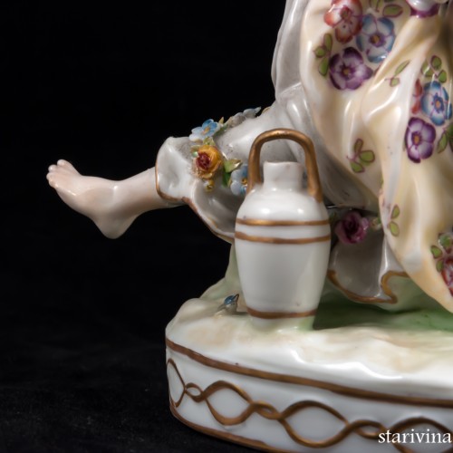 Влюбленная пара с кувшином, E. A. Muller, Германия, 1890-27 гг