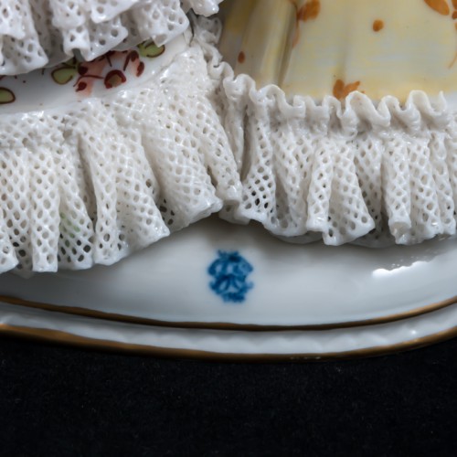 Дама с дочкой, кружевницы, Volkstedt, Германия