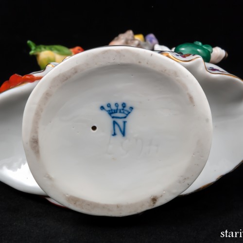 Дама с тростью и попугаем, Миниатюра, Ernst Bohne Sohne, Германия, 1901-37 гг