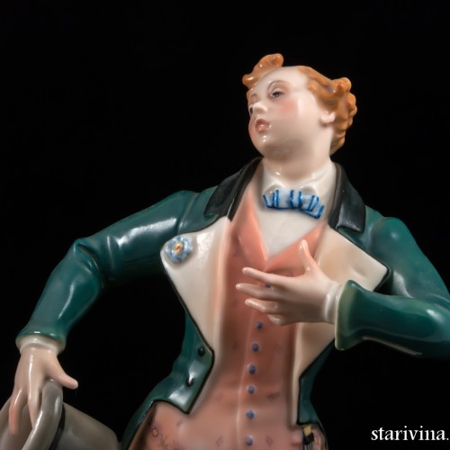 Пара в костюмах сер,19 века, Karl Ens, Германия, 1920 гг