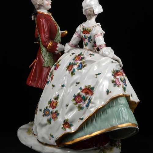 Пара в костюмах 18 века, Ernst Bohne Sohne, Германия, нач. 20 в