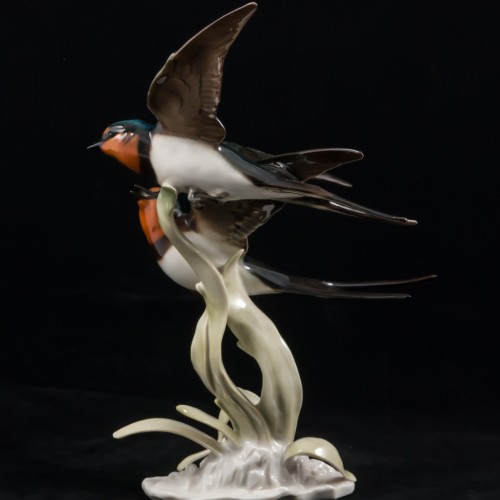 Ласточки в полете, Hutschenreuther, Германия, 1970 гг