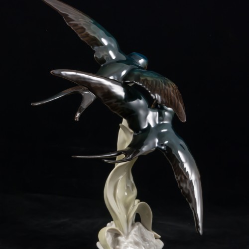 Ласточки в полете, Hutschenreuther, Германия, 1970 гг