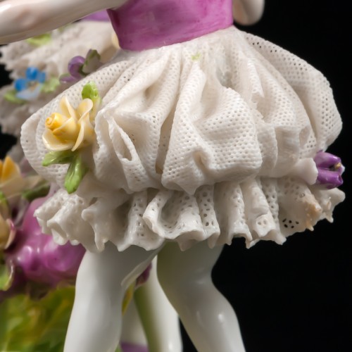 Три девочки, кружевницы, Muller & Co, Германия, 1907-52 гг