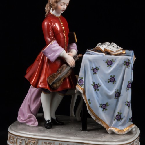 Ребенок со скрипкой, Германия, 1900 гг