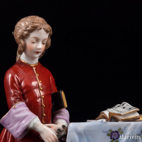 Ребенок со скрипкой, Германия, 1900 гг