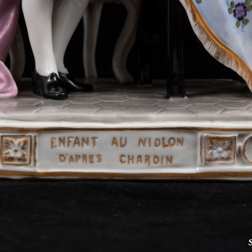 Ребенок со скрипкой, Германия, 1900 гг