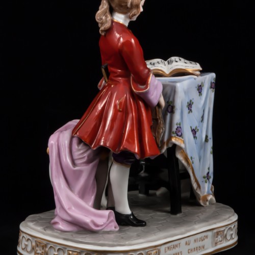 Ребенок со скрипкой, Германия, 1900 гг