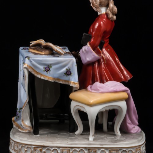 Ребенок со скрипкой, Германия, 1900 гг