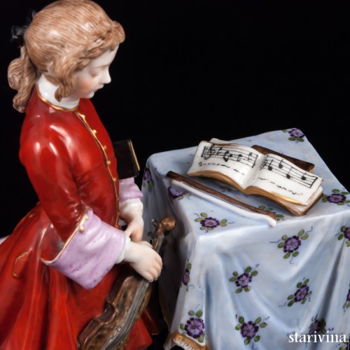 Ребенок со скрипкой, Германия, 1900 гг