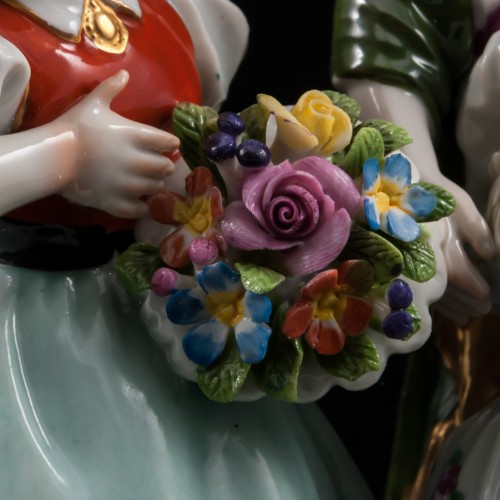 Дама с двумя девочками, Ackermann & Fritze, Германия, 1908-1951 гг