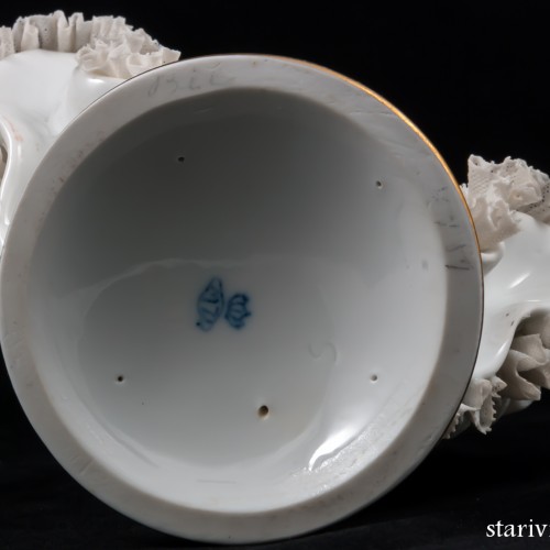 Девушка с распущенными волосами, кружевная, Muller & Co, Германия, 1907-49 гг