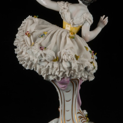 Балерина, кружевная, Volkstedt, Германия, до 1935 г