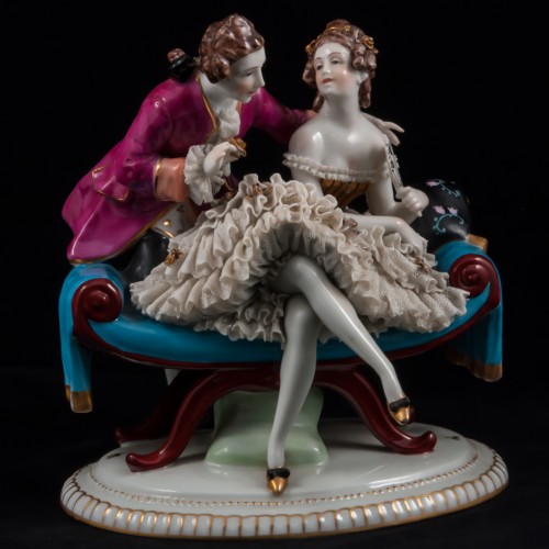 Пара на диване, E. A. Muller, Германия, до 1927 г