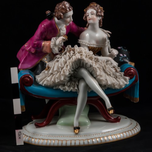 Пара на диване, E. A. Muller, Германия, до 1927 г