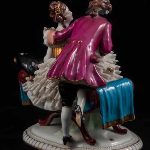 Пара на диване, E. A. Muller, Германия, до 1927 г