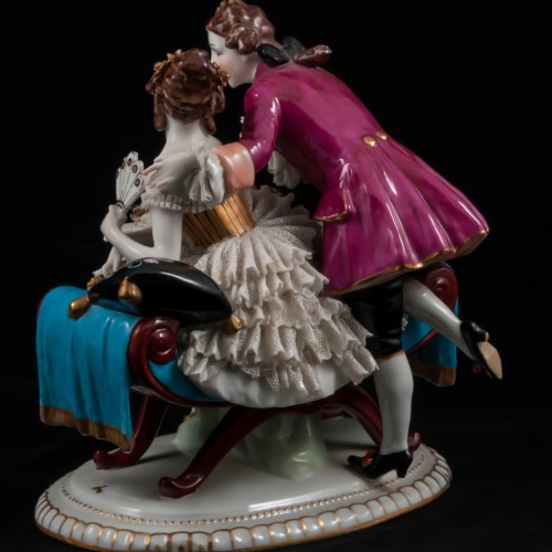 Пара на диване, E. A. Muller, Германия, до 1927 г