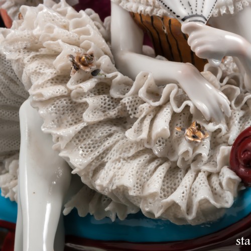 Пара на диване, E. A. Muller, Германия, до 1927 г