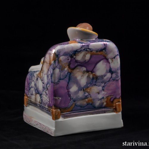 Девушка отдыхающая на кресле, Unger, Schneider & Cie, Германия, 1920-30 гг