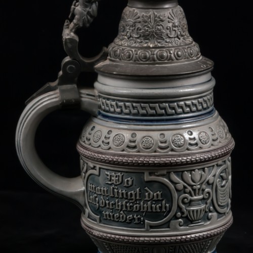 Старинная пивная кружка, 1/2 л, Merkelbach & Wick, Германия, 1879-1927 гг